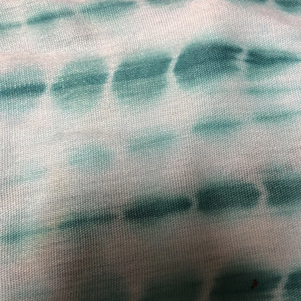 Aqua Tie Dye look Shawl